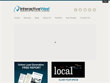 Tablet Screenshot of interactivewest.com